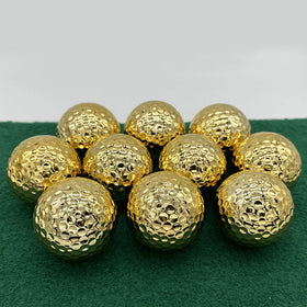 Aolowewin 45g gold golf ball suitable for practice sessions.