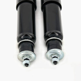 Aolowewin EZGO TXT shocks installed on a golf cart front.