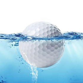 Aolowewin floating golf balls resting on water surface for practice.