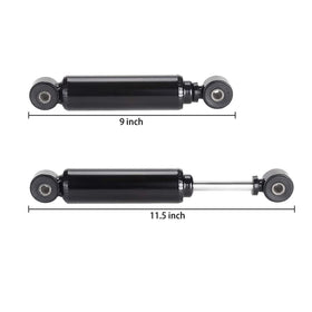 Aolowewin front shock extended to 11.5 inches for better travel.