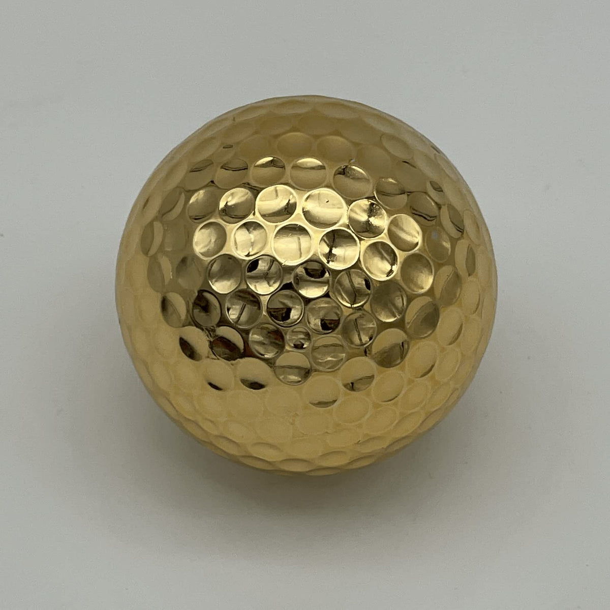 Aolowewin gold golf ball with 392 dimples for consistent flight