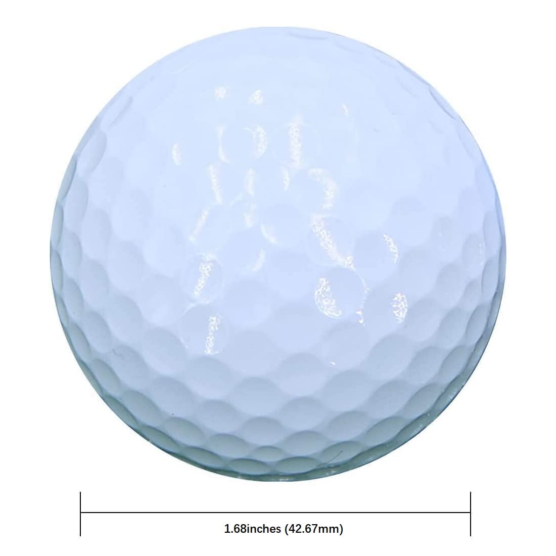Aolowewin Premium golf balls Surlyn outer layer close-up shows rugged durability
