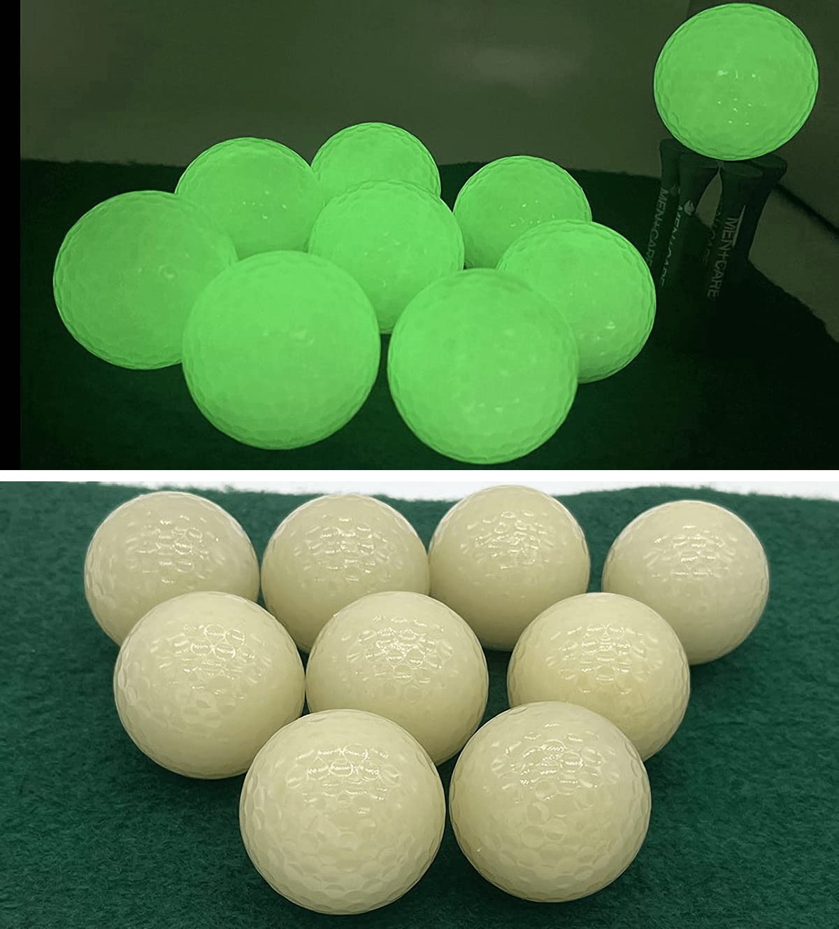 Aolowewin regulation-size golf ball with Surlyn cover for real feel.