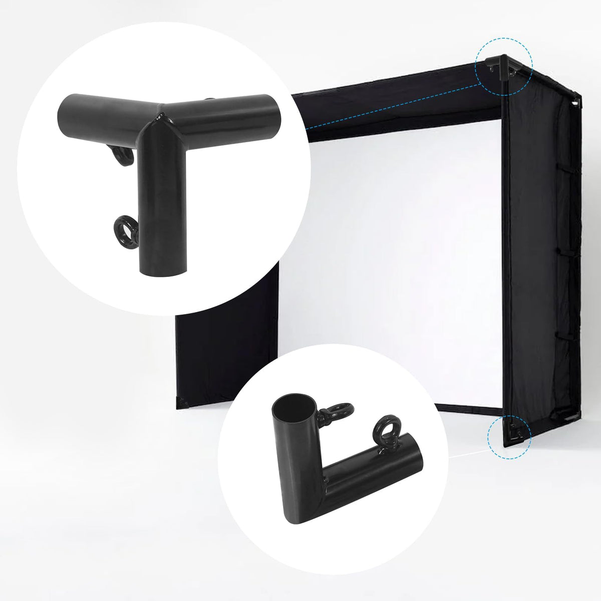 Aoneky nets and screens compatibility for custom enclosure layouts.