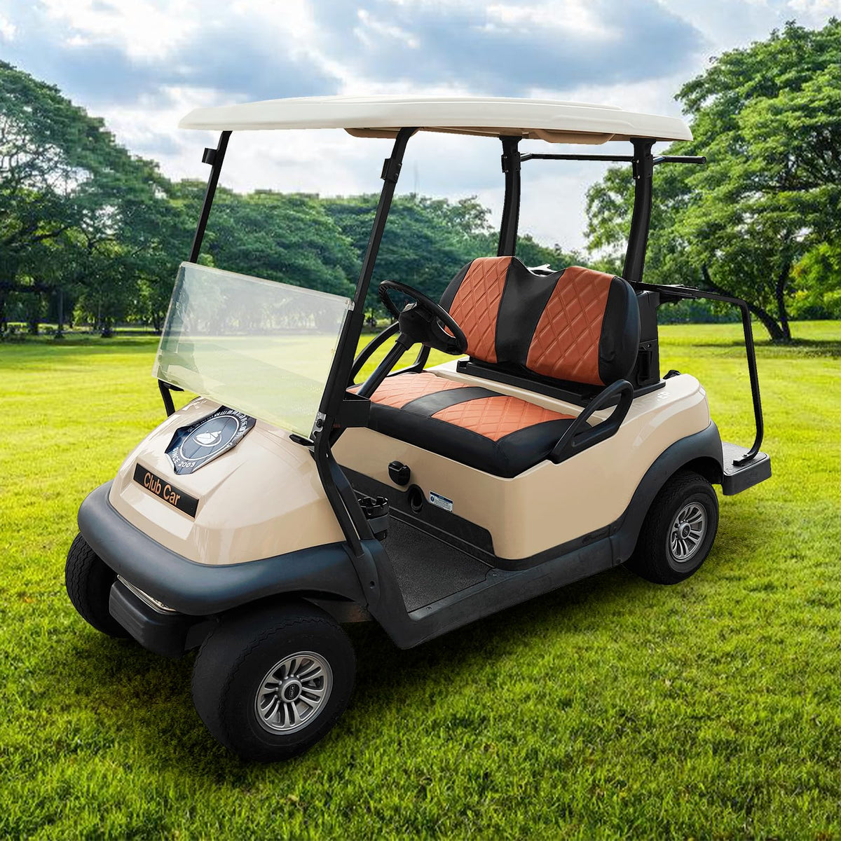 AOOTOOLINK backrest cover fits Club Car Precedent and protects against wear.