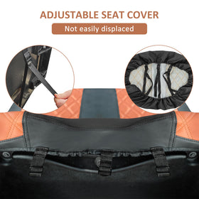 AOOTOOLINK diamond-pattern seat cover detail adds stylish flair.