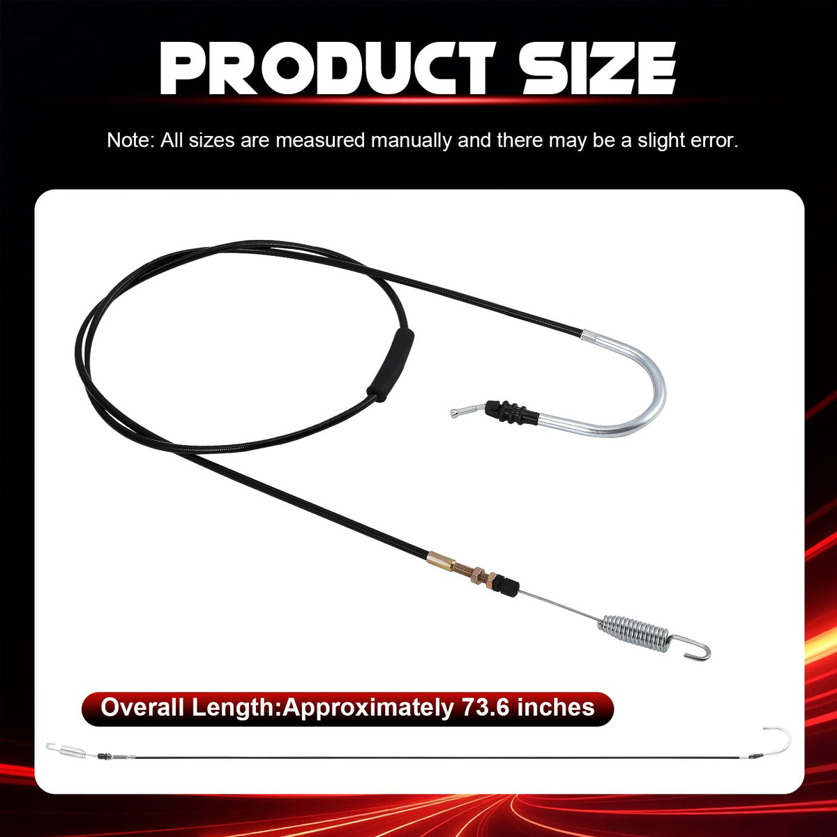 AotoParts EZ-GO compatible cable fitment for dependable golf cart operation.