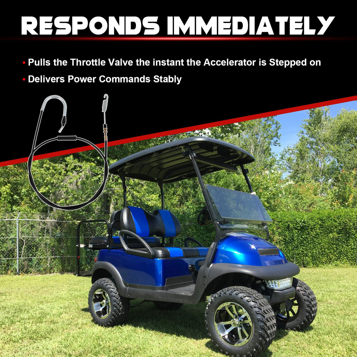 AotoParts EZ-GO model compatibility showcases versatile replacement across multiple carts.