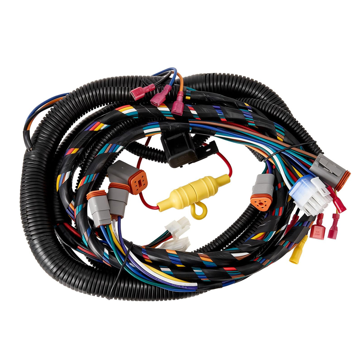 AotoParts golf cart wiring harness connectors close-up showing reliable controller link