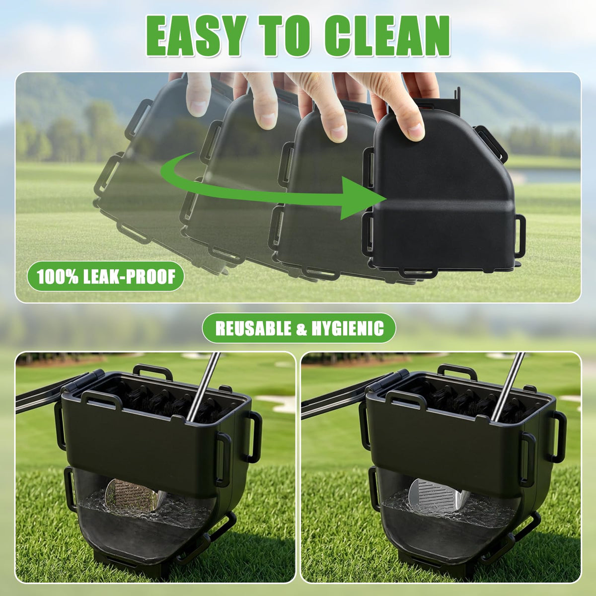Waterproof shell close up emphasizing durable construction.