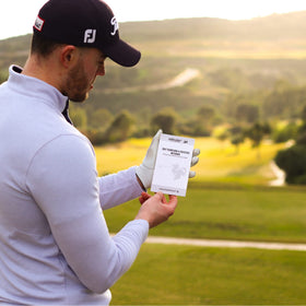 APEX GOLF PERFORMANCE front-pocket design fits securely in pockets.