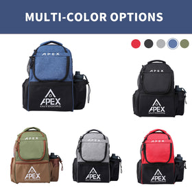 Apex Outdoors rigid skeleton keeps the bag upright between rounds.