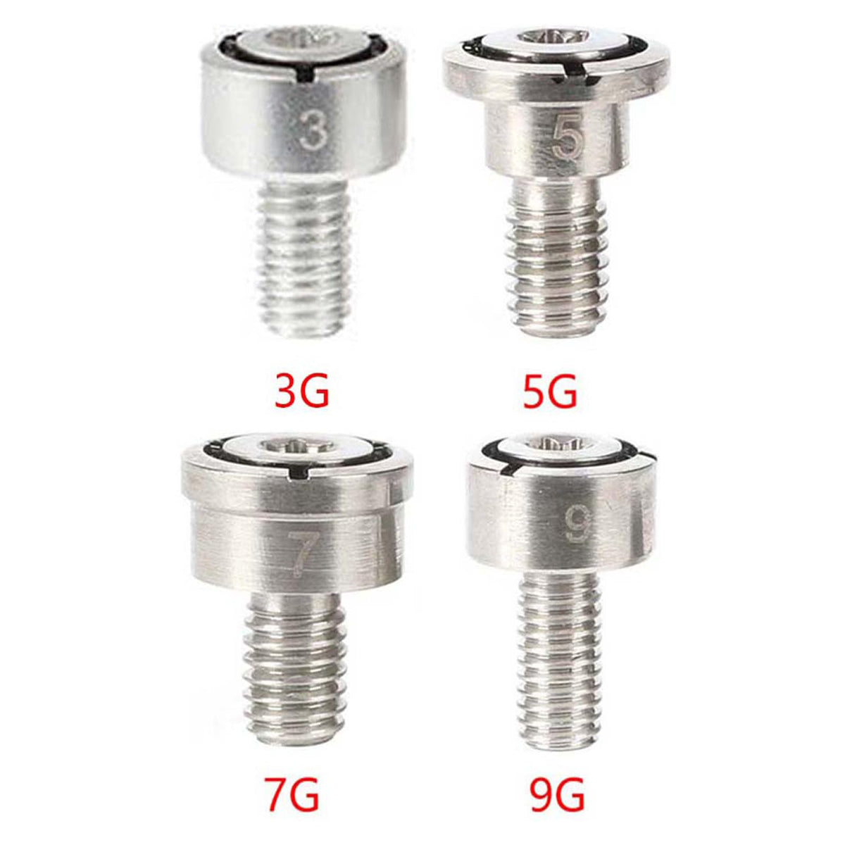 ApplianPar golf weight screw kit with four screws for driver tuning