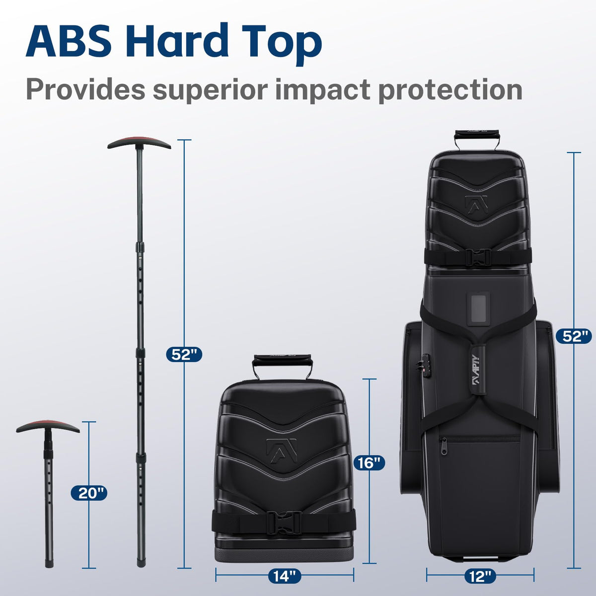 APTY integrated TSA-approved lock for secure airport checks