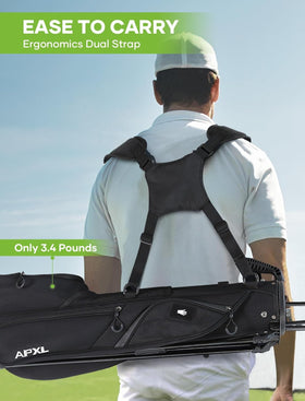 APXL 900D waterproof fabric guards clubs against weather and wear.