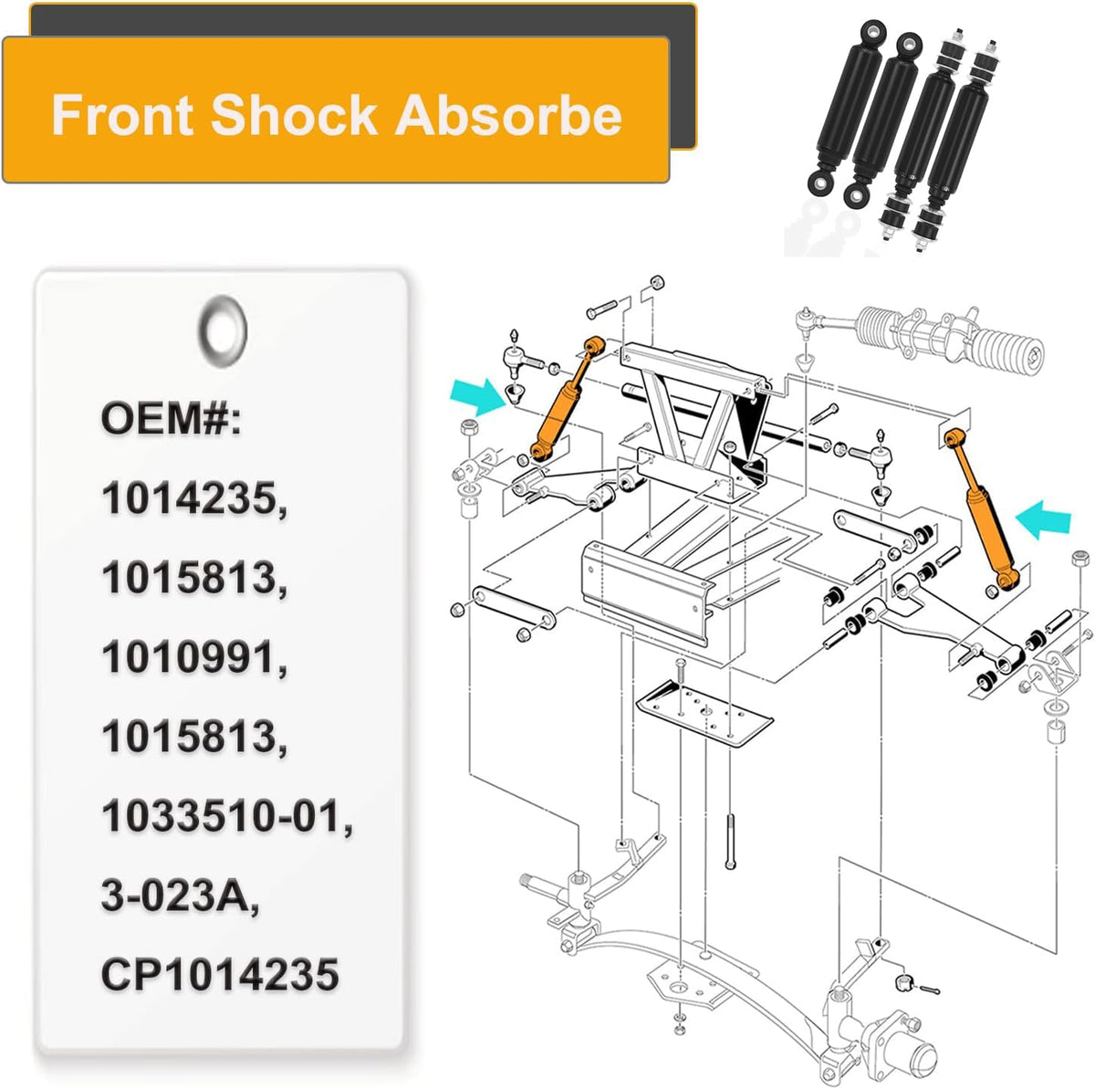 APZL rear shock for Precedent G&amp;E 2004–up, steady ride