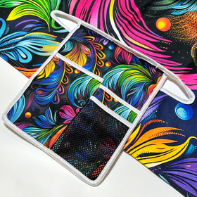 AQQA stylish pattern enhances the golf cart interior.