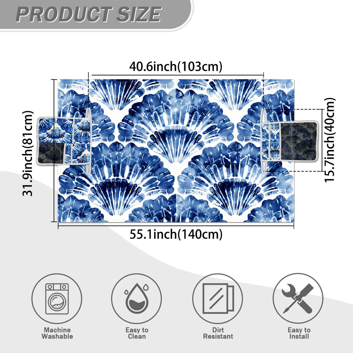 AQQA microfiber seat cover offers soft touch and durable wear.