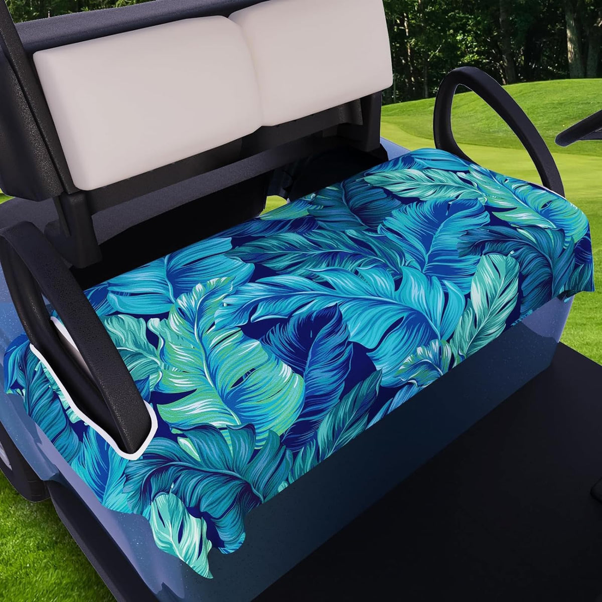 AQQA microfiber seat cover close-up shows soft, durable fabric