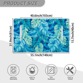 AQQA universal size illustration shows 55x32 inch coverage
