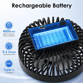 AquaHood golf fan for metal surfaces on carts and equipment.