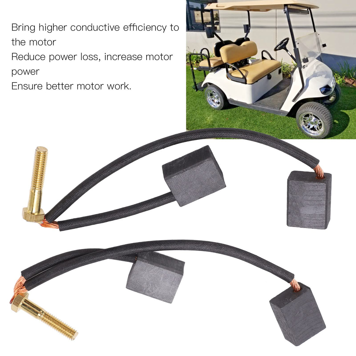Plug and play installation with Aramox motor brushes and hardware.