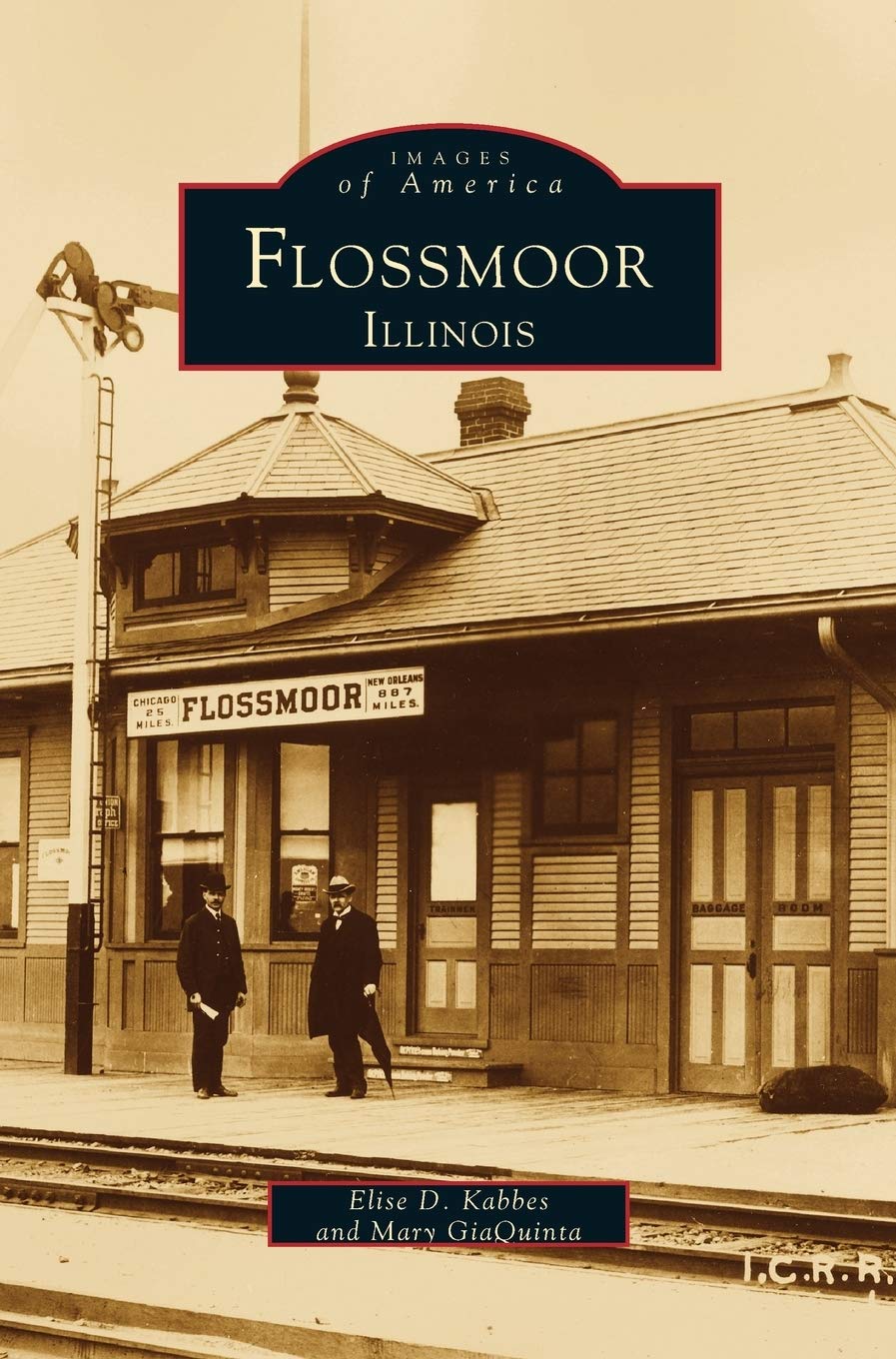 Arcadia Flossmoor historic map postcard for collectors and classrooms