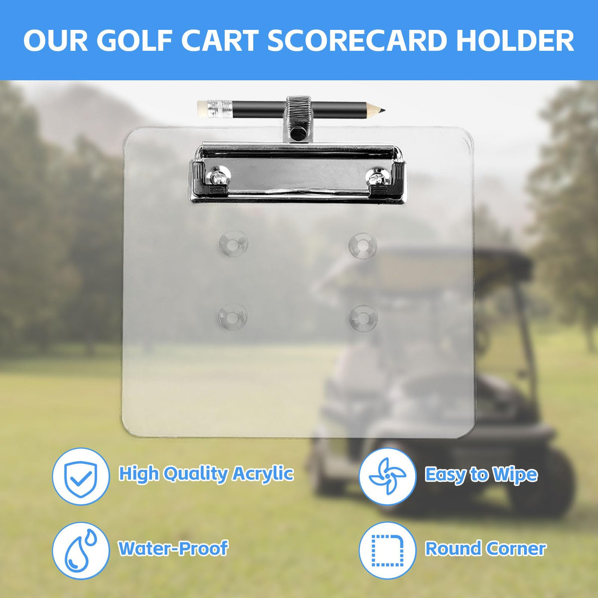 Archerest universal-fit design compatible with Club Car, EZGO, and Yamaha carts.