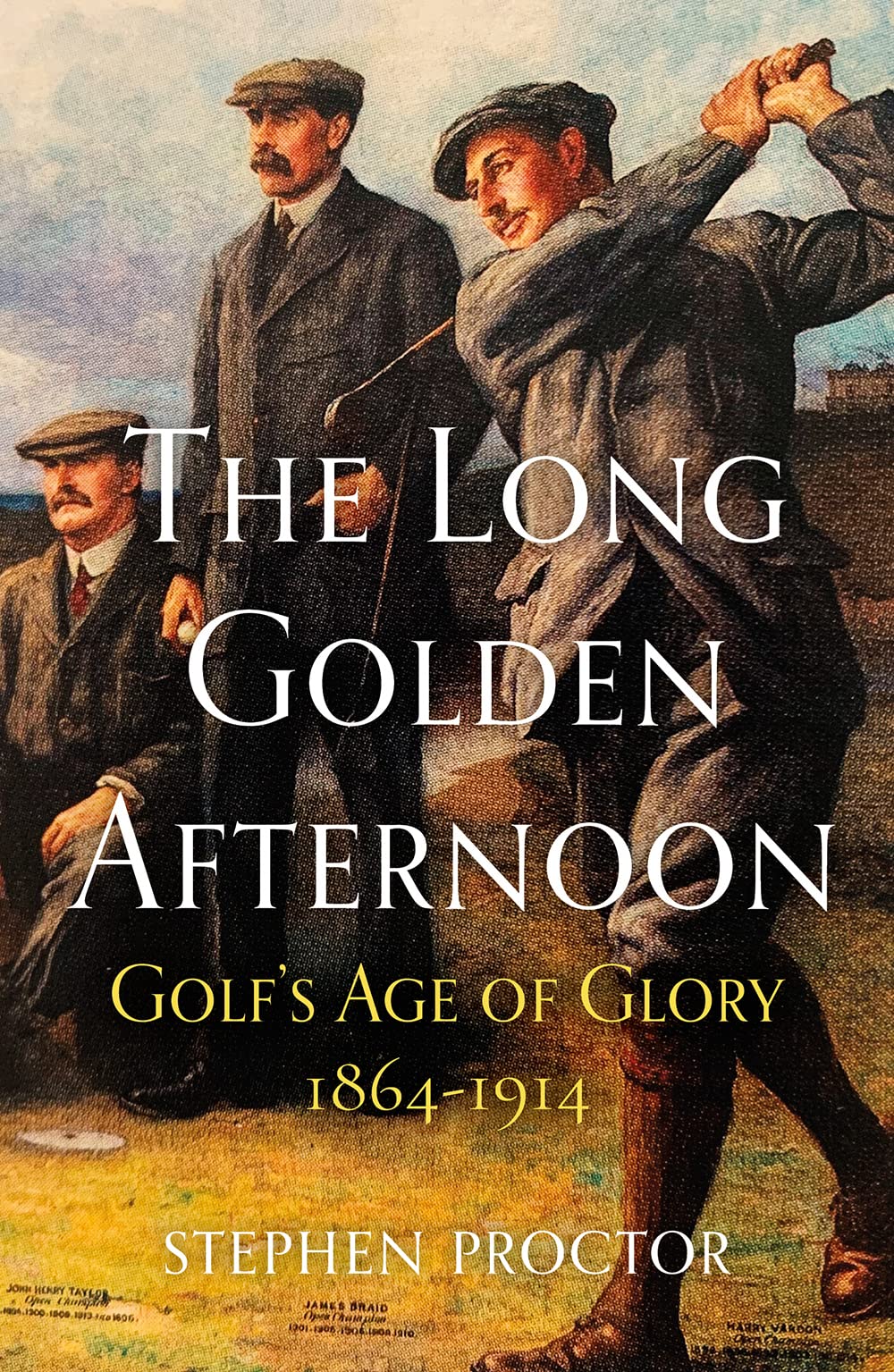 Arena Sport The Long Golden Afternoon book cover highlights golf history for enthusiasts and collectors
