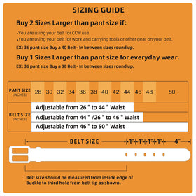 ARIMIA adjustable waist from 26 to 46 inches for versatile fits
