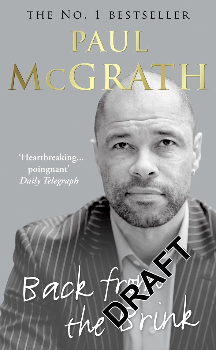 Arrow Back from the Brink autobiography book cover invites readers to a candid memoir.