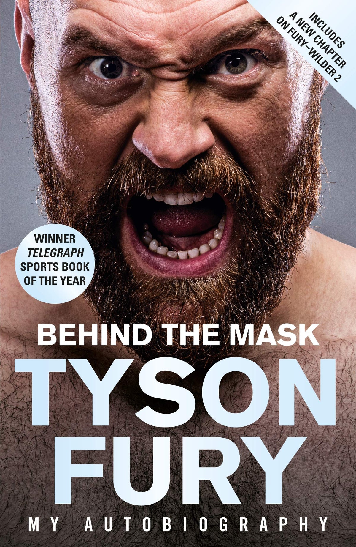 Arrow Behind The Mask cover featuring Tyson Fury; inspirational boxing memoir for fans.