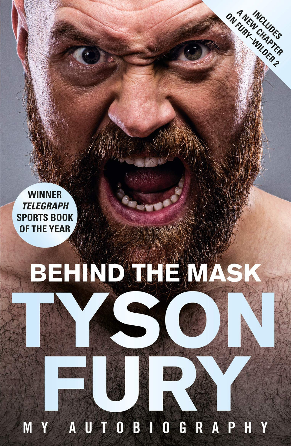 Arrow Behind The Mask cover featuring Tyson Fury; inspirational boxing memoir for fans.