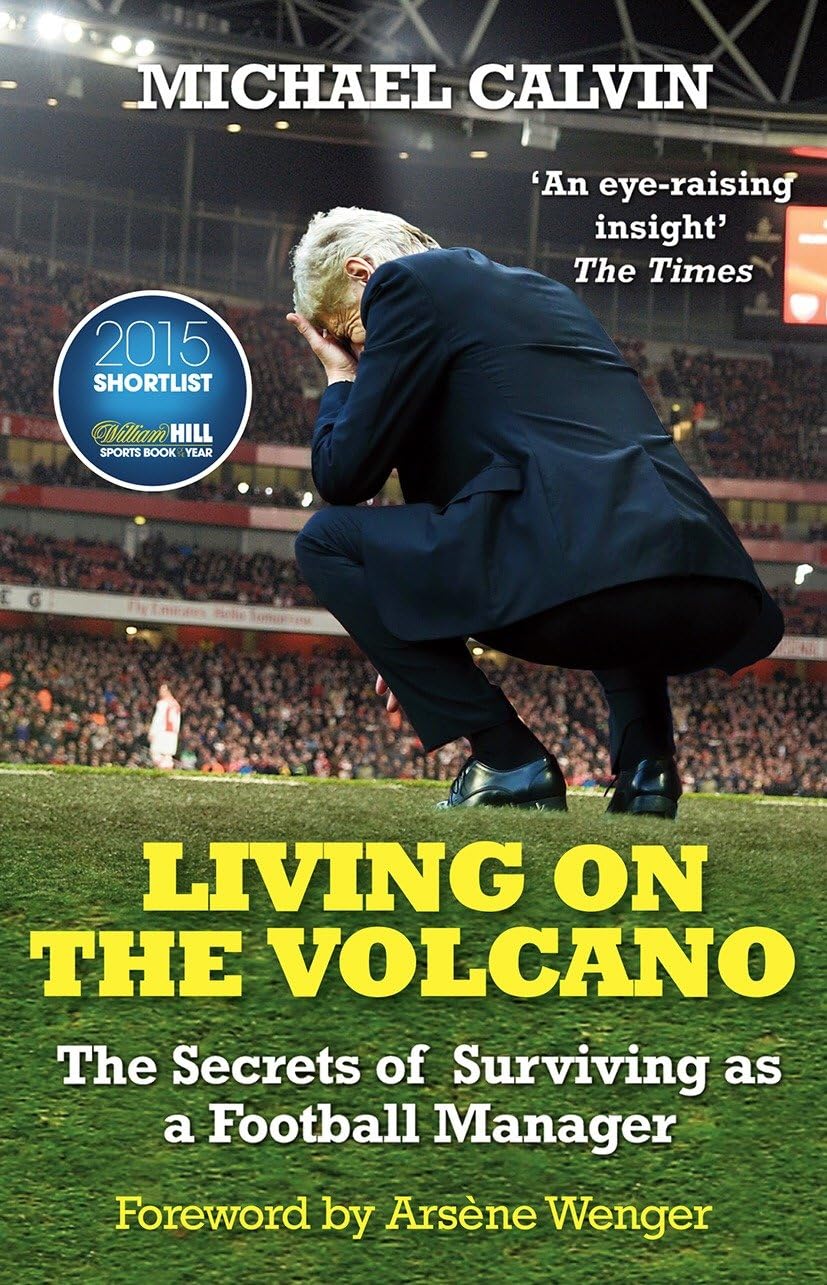 Arrow Living on the Volcano book cover showing manager insights and resilience