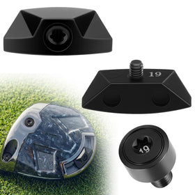 Arrowbash 19g golf weight on Elyte driver shows compatibility and balance tuning