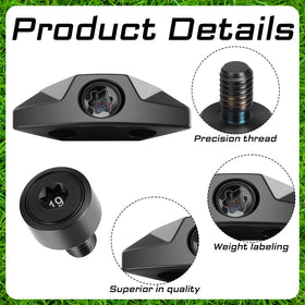 Arrowbash 19g weight inserts into head cavity for precise mass positioning