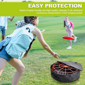 Arrowbash disc golf basket bag open-top emphasizes quick access to gear.