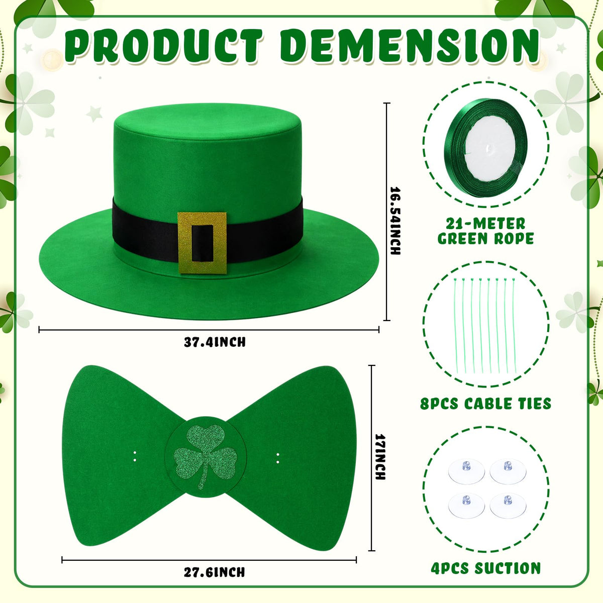 Arrowbash durable green felt material enhances long-lasting car decorations.