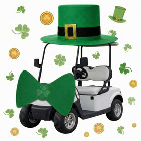 Arrowbash giant St. Patrick's Day hat adds bold festive flair to your golf cart.