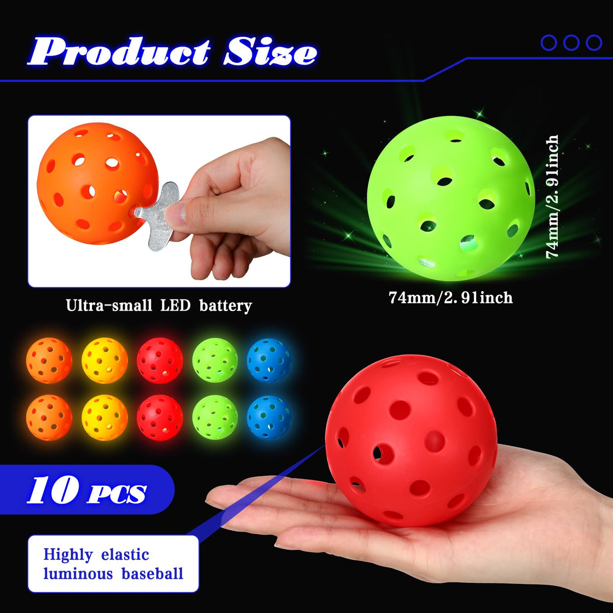 Arrowbash LED baseball for safer night drills and visibility.