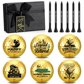 Arrowbash retirement box front showing gift-ready packaging for a golfer's celebration.