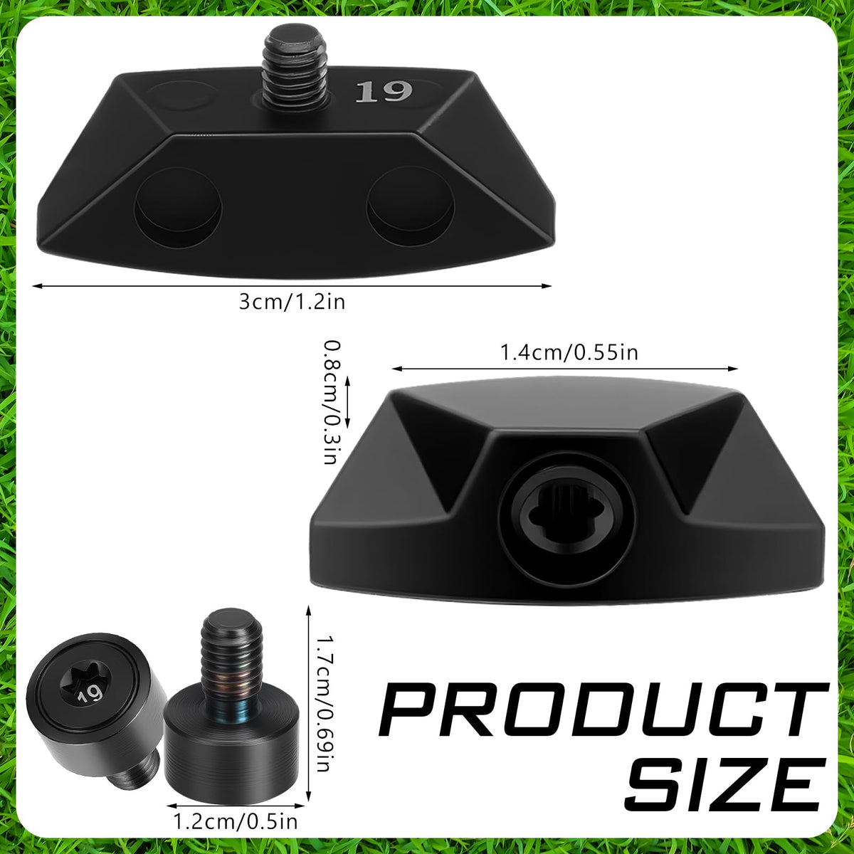 Arrowbash tungsten driver head weight screw demonstrates secure, tool-free adjustment