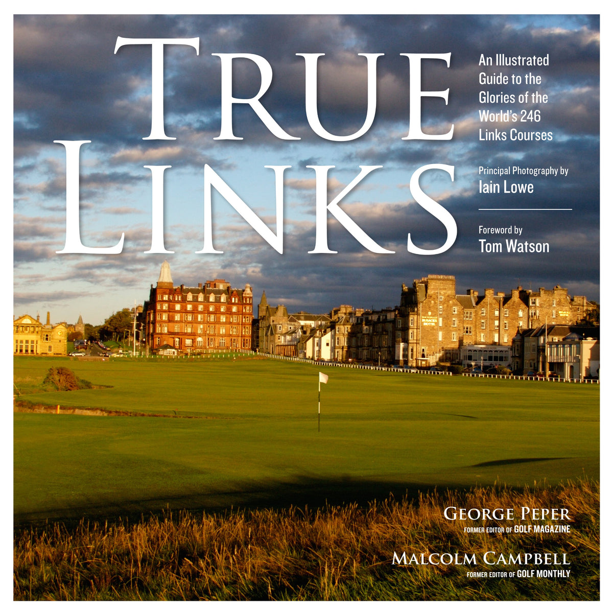 Artisan True Links book cover with iconic links images for golf enthusiasts