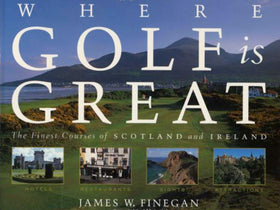Artisan Where Golf Is Great cover featuring Scottish and Irish courses for travel inspiration.