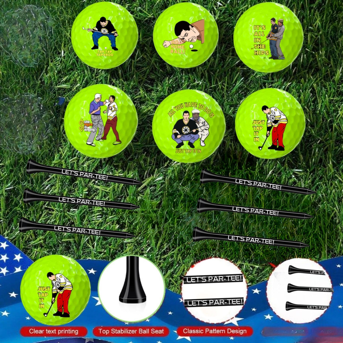 Artpreti durable golf balls with titanium shell resist scuffs during play