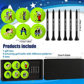 Artpreti funny-pattern golf balls add personality to rounds and celebrations