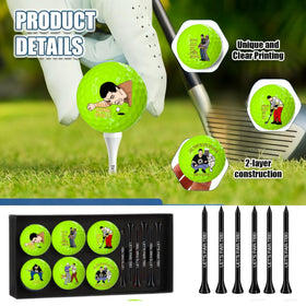 Artpreti golf balls sized 1.68 inches for an authentic feel