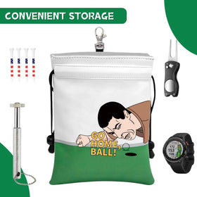 Artpreti golf pouch dimensions around 6.29 by 8.66 inches for versatile carry.