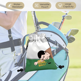 Artpreti golf pouch stores tees, ball markers, divot tools, and more.