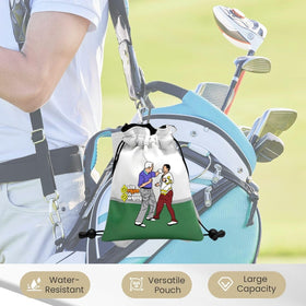 Artpreti Golf Tees Pouch spacious interior for tees and markers.
